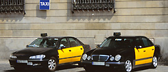 Getting around by taxi